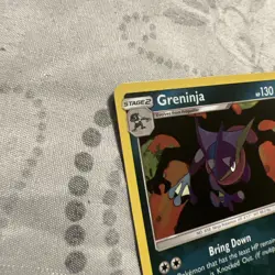 2019 Pokemon GRENINJA Unbroken Bonds HOLO RARE Sun & Moon Set Card 117/214 NM - Image 5