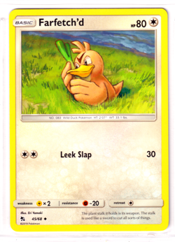 Farfetch'd 45/68 Hidden Fates ENGLISH Uncommon 2019 Near Mint Pokemon - Image 1