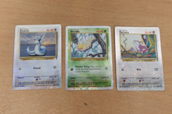 POKEMON Legendary Collection Dratini 72/110 Weedle 99/110 Rattata 89/110 REVERSE - Image 1