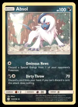 Pokemon TCG Absol 133/236 Regular - Image 1
