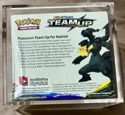 Pokemon TEAM UP Booster Box 36 packs - FACTORY SEALED ACRYLIC CASE INCLUDED - Image 3