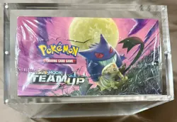 Pokemon TEAM UP Booster Box 36 packs - FACTORY SEALED ACRYLIC CASE INCLUDED - Image 5