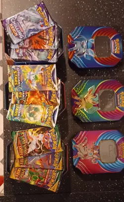 Pokemon TCG Evolving Skies, Brilliant Stars & Chilling Reign Packs w/ Eevee Tins - Image 1