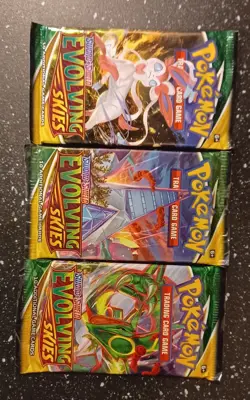Pokemon TCG Evolving Skies, Brilliant Stars & Chilling Reign Packs w/ Eevee Tins - Image 2