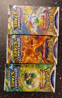 Pokemon TCG Evolving Skies, Brilliant Stars & Chilling Reign Packs w/ Eevee Tins - Image 4