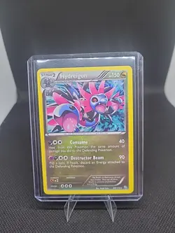 Pokemon TCG Hydreigon Dragons Exalted 98/124 Exclusive Cracked Ice Holo - Image 1