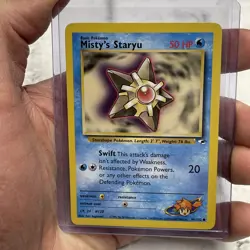 Pokemon Misty's Staryu 90/132 Gym Heroes Set, Common MP+ Condition Pokemon TCG - Image 1