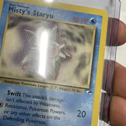 Pokemon Misty's Staryu 90/132 Gym Heroes Set, Common MP+ Condition Pokemon TCG - Image 2