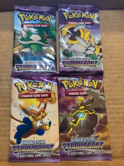 VTG.Pokemon Diamond & Pearl STORMFRONT ONE Booster Pack factory sealed - Image 1