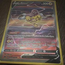 Pokemon Raikou V Full Art Holo Crown Zenith Galarian Gallery GG41/GG70 - Image 3