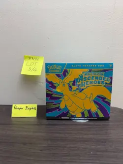 Pokemon Ascended Hero's Elite Trainer Box Sealed ETB - NEW SEALED- READY TO SHIP - Image 1