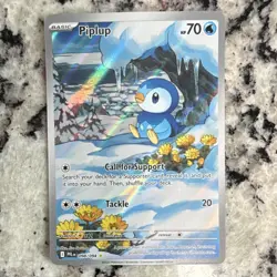 Pokemon Piplup 098/094 PFLN Holo 70 HP Water Basic Jiro Sasumo 2025 - Image 1