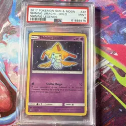 Pokemon Shining Jirachi Shining Legends 42/73 Shiny Holo Rare PSA 9 2017 - Image 1