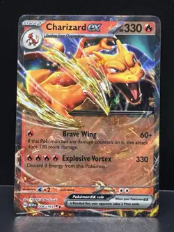 Pokemon TCG Charizard ex 006/165 Holo Ultra Rare 151 Set - Image 1
