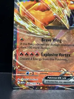 Pokemon TCG Charizard ex 006/165 Holo Ultra Rare 151 Set - Image 5