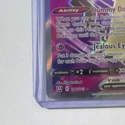 Pokemon Mimikyu V Ultra Rare Full Art Holo Swsh05 Battle Styles 148/163 TCG - Image 2