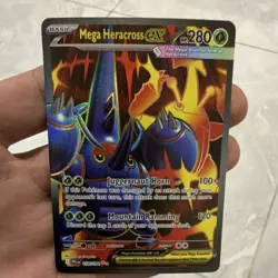 Pokemon Mega Heracross EX Me02 Phantasmal Flames Holo 108/094 Ultra Rare 280 HP… - Image 1