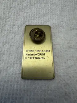 Pokemon League Pin / Badge Original Vintage 1999 Wizards Bolder - Image 2