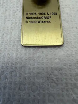 Pokemon League Pin / Badge Original Vintage 1999 Wizards Bolder - Image 3