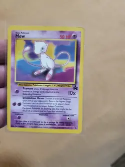 Mew 2000 Pokemon Black Star Promo #8 MOD PLAYED - Image 1