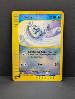 Totodile 135/165 Expedition Base Set Reverse Holo Rare Pokemon TCG Nintendo MP - Image 1