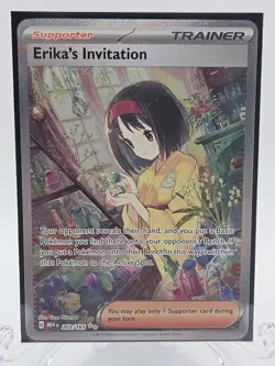2023 Pokemon Scarlet & Violet 151 Erika’s Invitation 203/165 SIR Near Mint - Image 1