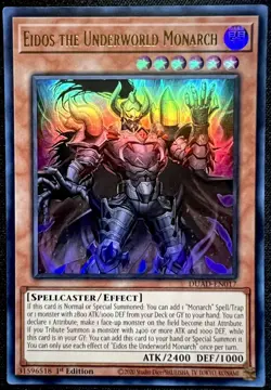 Yu-Gi-Oh! - Eidos the Underworld Monarch (DUAD-EN017) 1st Edition, Ultra Rare NM - Image 1