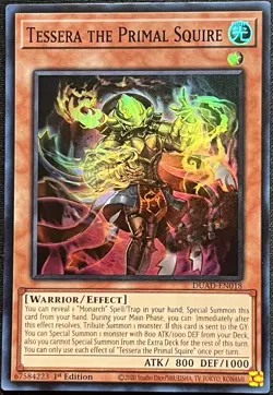 Yu-Gi-Oh! - Tessera the Primal Squire - (DUAD-EN018) 1st Edition, Super Rare, NM - Image 1