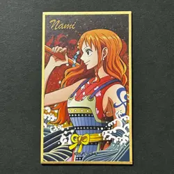 S5135 Nami Japanese One Piece Shikishi Art Board Hanaefuda Card Ensky F15 - Image 1