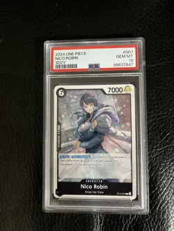 2024 One Piece Starter Deck-3d2y 007 Nico Robin PSA 10 English - Image 1