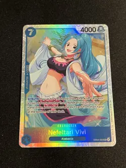 2pcs Nefeltari Vivi SR The Asure Sea’s Seven (EB04-024) - One Piece Card - Image 1