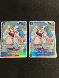 2pcs Nefeltari Vivi SR The Asure Sea’s Seven (EB04-024) - One Piece Card - Image 2