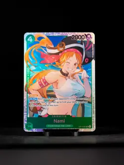 Nami OP14-031 SR Foil - The Azure Sea’s Seven One Piece Card - Image 1