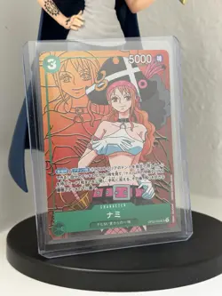 2022 One Piece Paramount War Nami OP02-036 SR Alt Art Japanese - Image 1