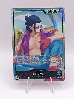 Smoker OP10-001 Alternate Alt Art Leader - One Piece Card Game TCG NM Eng - Image 1