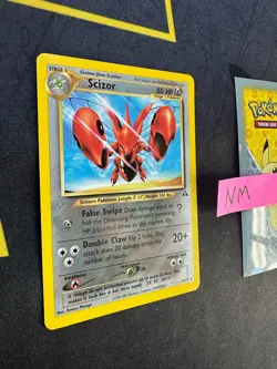 Pokemon Card Scizor Neo Discovery Unlimited Non Holo Rare 29/75 156 💎NM💎 - Image 2