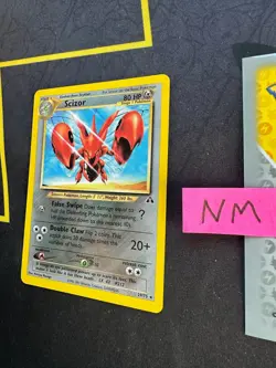Pokemon Card Scizor Neo Discovery Unlimited Non Holo Rare 29/75 156 💎NM💎 - Image 3