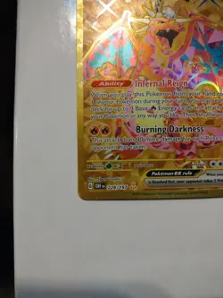 Charizard EX 228/197 Gold Holo Secret Rare Obsidian Flames Pokemon Card - Image 4