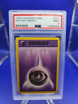Pokemon TCG Psychic Energy 101/102 Unlimited Card WOTC Base Set 1999 - Image 1