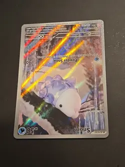 Pokemon TCG Snom Holo Card Illustration Temporal Forces 168/162 NM Mint Full Art - Image 3