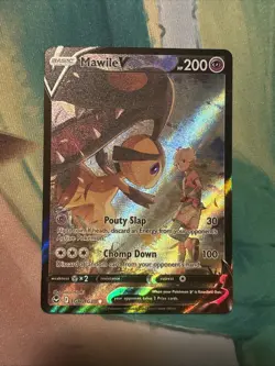 Pokemon TCG: Mawile V TG17/TG30, Silver Tempest Trainer Gallery Pokemon Card NM - Image 1