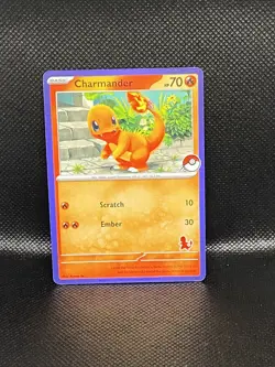 Charmander Blue Border Stamp Variant My First Battle Promo Pokemon Card NM - Image 1