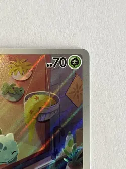 Pokemon TCG Stellar Crown Bulbasaur Holo Rare Card 143/142 Sv07 IR - Image 4