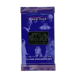 (1) Booster Pack - 1996 Decipher Star Wars New Hope CCG 15 Card Expansion Set - Image 1
