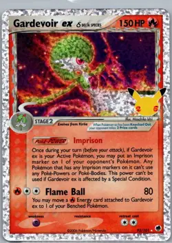 Gardevoir ex (Delta Species) 93/101 Classic Collection Pokemon Card Celebrations - Image 1