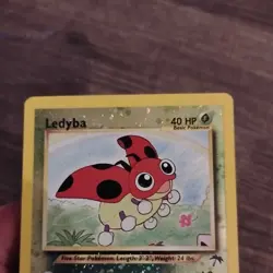 Ledyba 07/18 Pokemon card Reverse Holo in near mint condition check pics - Image 2