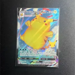Pokemon Surfing Pikachu VMAX 009/025 Celebrations Ultra Rare Full Art Holo Card - Image 1