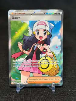 Pokemon Dawn 118/94 Full Art 2025 TCG Phantasmal Flames English Card NM - Image 1
