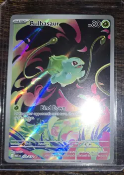 Pokemon Bulbasaur Holo Card 133/132 Me01: Mega Evolution NM Condition - Image 1