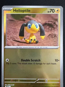 Holioptile 52/132 1st Edition Reverse Holo Mega Evolution Pokemon Card NM - Image 2